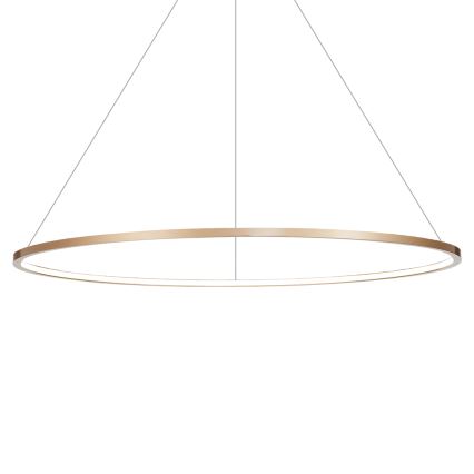 Suspension filaire de salle de bain SATURNO LED/65W/230V d. 120 cm IP44 doré