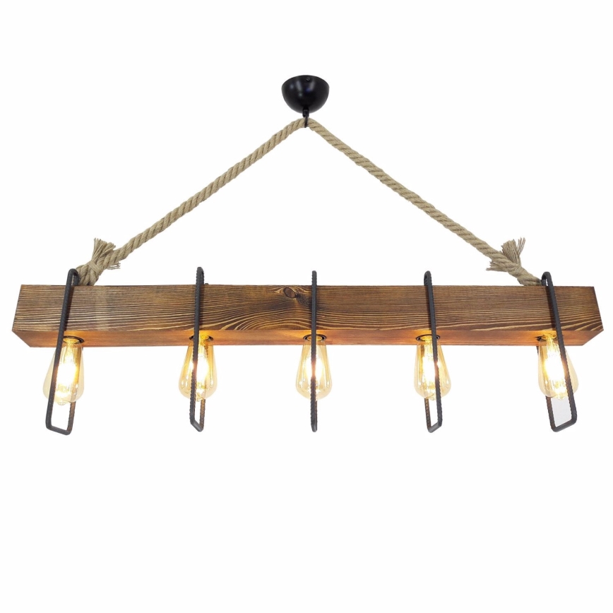 Suspension filaire DEMIR 5xE27/40W/230V pin