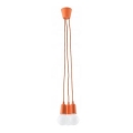 Suspension filaire DIEGO 3xE27/60W/230V orange