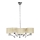 Suspension filaire DRAGA 5xE27/60W/230V beige/chrome brillant