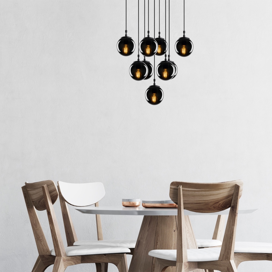 Suspension filaire EFE 9xE27/40W/230V