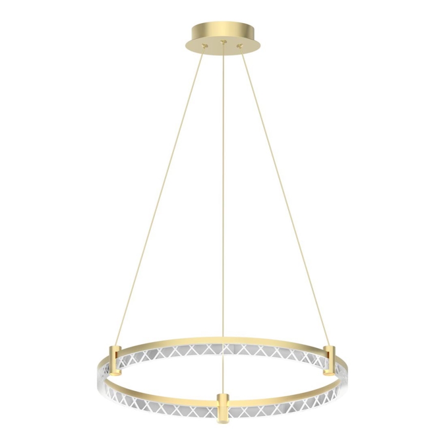 Suspension filaire ELEGANCE LED/36W/230V d. 60 cm doré