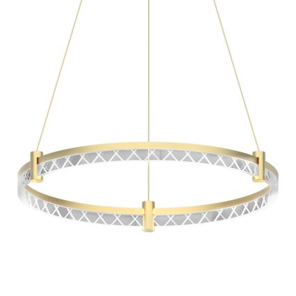 Suspension filaire ELEGANCE LED/36W/230V d. 60 cm doré