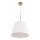Suspension filaire ELENA 1xE27/20W/230V blanc