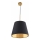 Suspension filaire ELENA 1xE27/20W/230V noir