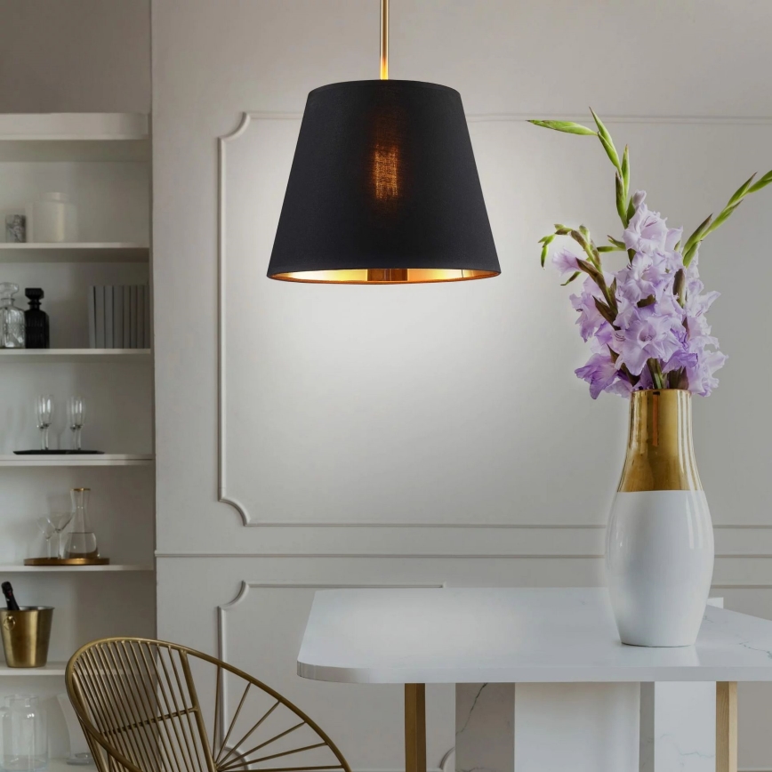Suspension filaire ELENA 1xE27/20W/230V noir