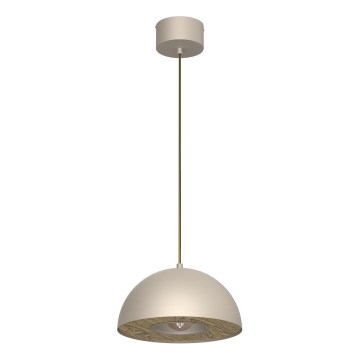 Suspension filaire ELGUND 1xE27/15W/230V d. 28,5 cm beige