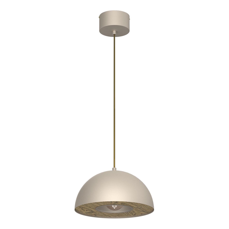 Suspension filaire ELGUND 1xE27/15W/230V d. 28,5 cm beige