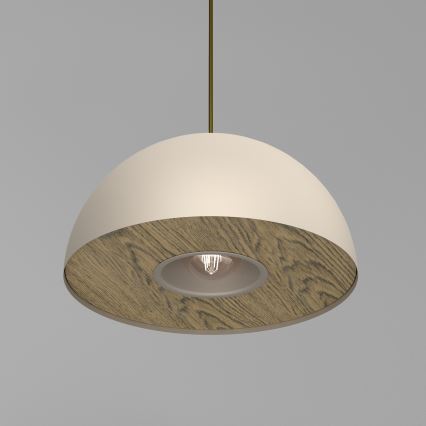 Suspension filaire ELGUND 1xE27/15W/230V d. 35 cm beige