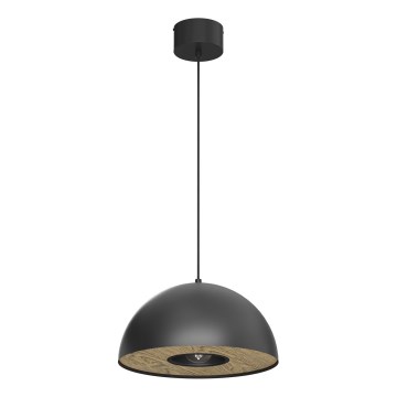Suspension filaire ELGUND 1xE27/15W/230V d. 35 cm noir