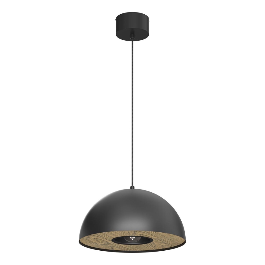 Suspension filaire ELGUND 1xE27/15W/230V d. 35 cm noir