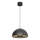 Suspension filaire ELGUND 1xE27/15W/230V d. 35 cm noir