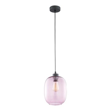 Suspension filaire ELIO 1xE27/60W/230V rose