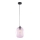 Suspension filaire ELIO 1xE27/60W/230V rose