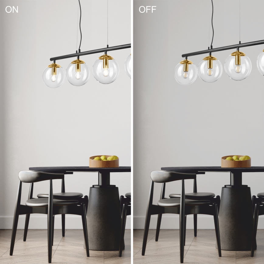 Suspension filaire ELOISE 4xE14/15W/230V
