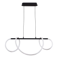Suspension filaire EMMA LED/38W/230V noir