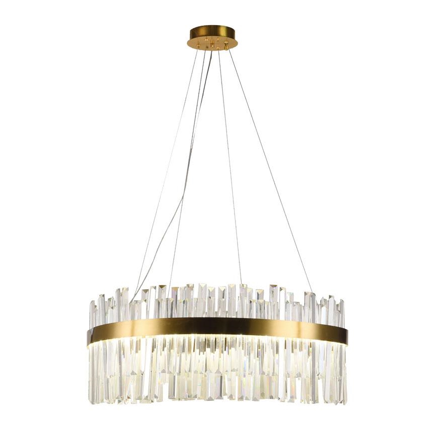 Suspension filaire en cristal à intensité variable LED/80W/230V 3000-6500K + télécommande
