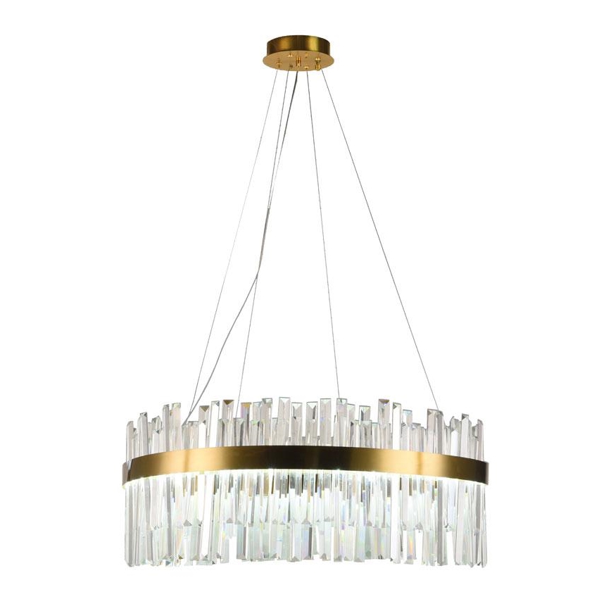 Suspension filaire en cristal à intensité variable LED/80W/230V 3000-6500K + télécommande