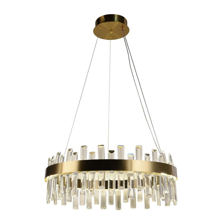 Suspension filaire en cristal à intensité variable LED/80W/230V 3000-6500K + télécommande