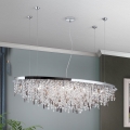 Suspension filaire en cristal CRYSTALRIVER 21xG9/40W/230V chrome brillant