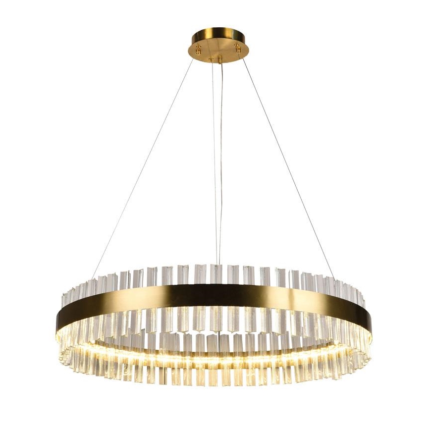 Suspension filaire en cristal LED à intensité variable LED/55W/230V 3000-6500K + télécommande