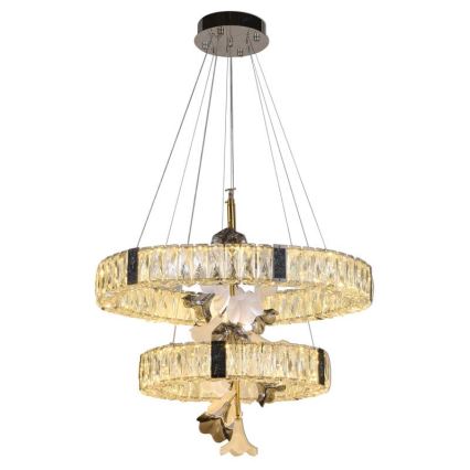 Suspension filaire en cristal LED à intensité variable LED/70W/230V 3000-6500K + télécommande