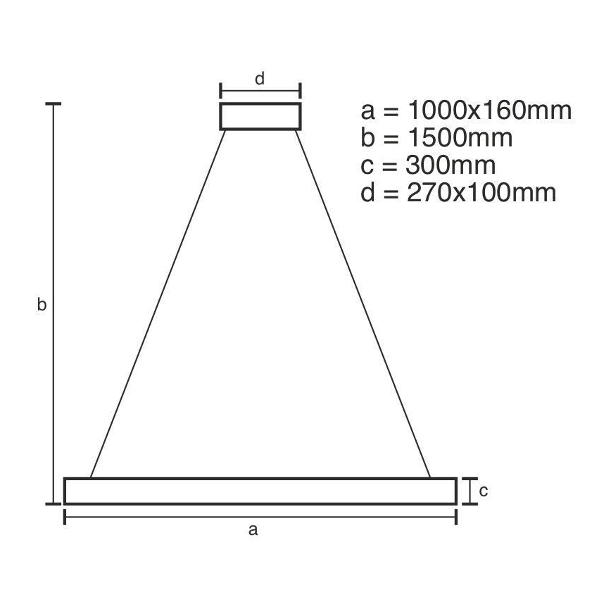 Suspension filaire en cristal LED à intensité variable LED/95W/230V 3000-6500K + télécommande