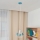 Suspension filaire enfant STARS 1xE27/15W/230V turquoise/blanc