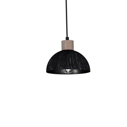 Suspension filaire ERIK 2xE27/60W/230V marron/noire