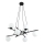Suspension filaire ESSA 8xE14/10W/230V noir/blanc