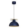 Suspension filaire ESTATE 1xE27/15W/230V bleu