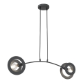 Suspension filaire EUFORIA 2xE27/15W/230V noir