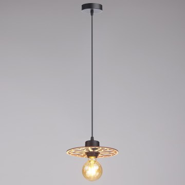 Suspension filaire FALCO 1xE27/60W/230V d. 20 cm beige