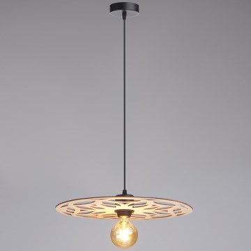 Suspension filaire FALCO 1xE27/60W/230V d. 40 cm beige
