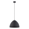 Suspension filaire FARO 1xE27/60W/230V noire