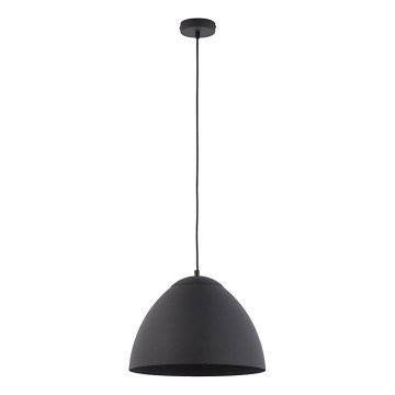 Suspension filaire FARO 1xE27/60W/230V noire