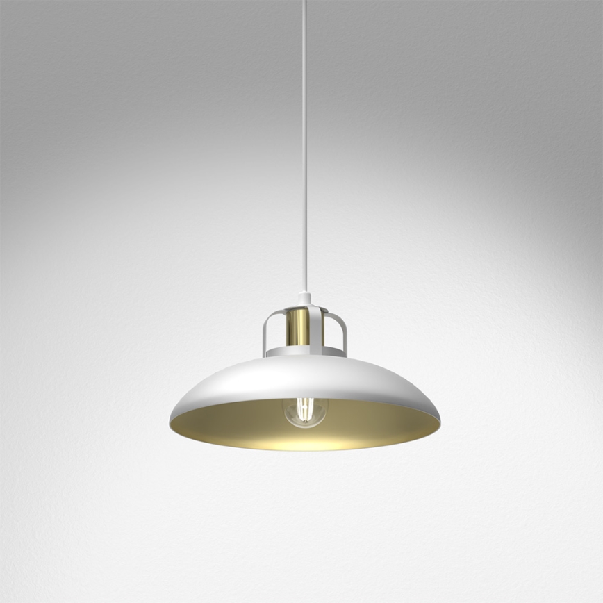 Suspension filaire FELIX 1xE27/60W/230V blanche