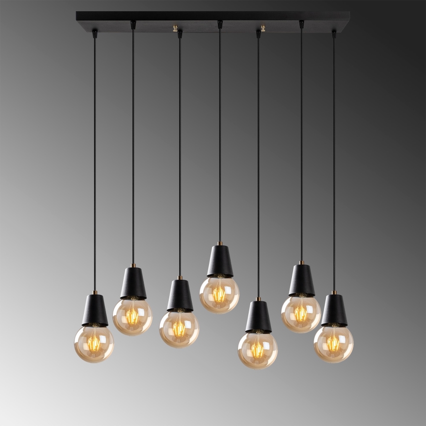 Suspension filaire FES 7xE27/40W/230V