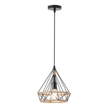 Suspension filaire FLARE 1xE27/15W/230V d. 25 cm beige
