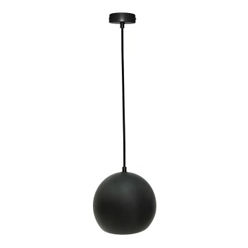 Suspension filaire FLEN 1xE27/40W/230V d. 20 cm noir