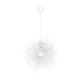Suspension filaire GALL 1xE27/60W/230V blanc