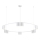 Suspension filaire GENESIS 15xGU10/8W/230V blanc