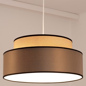 Suspension filaire GRACE 1xE27/60W/230V beige/marron