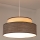 Suspension filaire GRACE 1xE27/60W/230V crème/marron