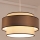 Suspension filaire GRACE 1xE27/60W/230V crème/marron