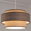 Suspension filaire GRACE 1xE27/60W/230V d. 40 cm beige/marron