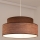 Suspension filaire GRACE 1xE27/60W/230V marron/beige