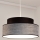 Suspension filaire GRACE 1xE27/60W/230V noir/gris