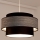 Suspension filaire GRACE 1xE27/60W/230V noir/gris