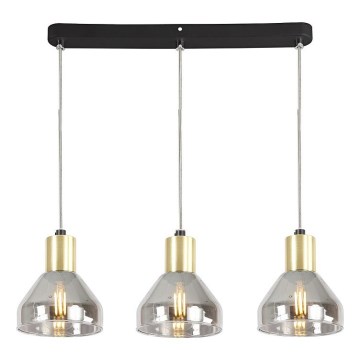 Suspension filaire GREGORY 3xE14/40W/230V